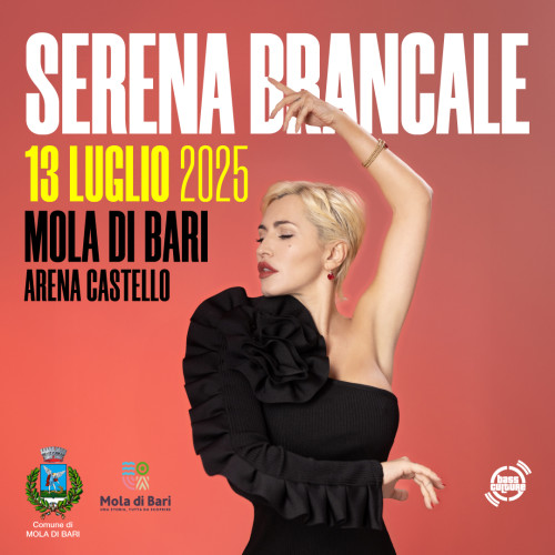 Serena Brancale il 13 Luglio a Mola