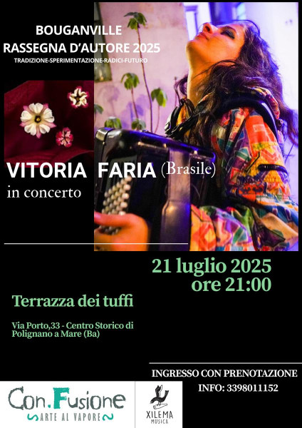 Bouganville - Rassegna d'autore 2025 - Vitoria Faria in concerto