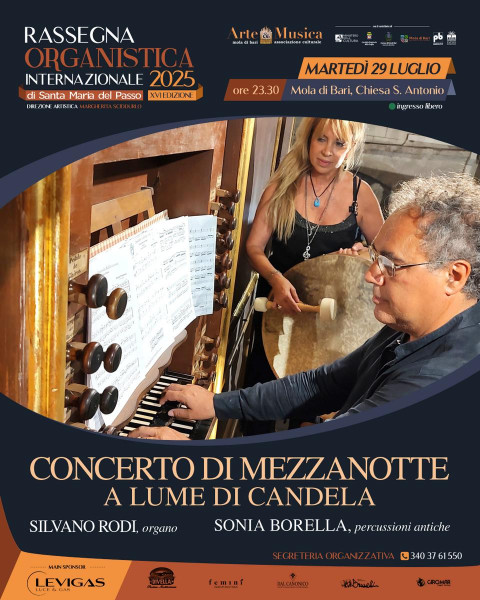 Concerto di Mezzanotte tra mantici e lumi di candela