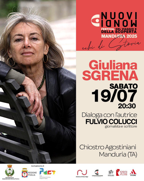 GIULIANA SGRENA al Nuovi Mondi Festival: la guerra raccontata con il corpo e la voce, sabato 19 luglio a Manduria