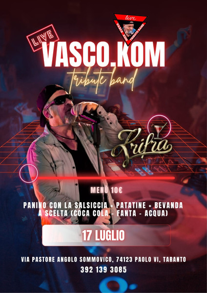 Vasco.Kom live al Krifra