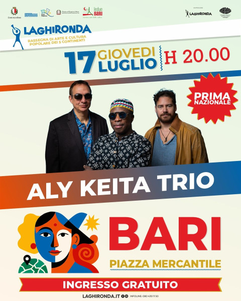 La Ghironda 2025 x Le Due Bari | Aly Keita Trio