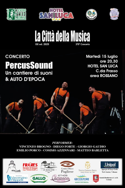PERCUSSOUND A LA CITTA’ DELLA MUSICA XX