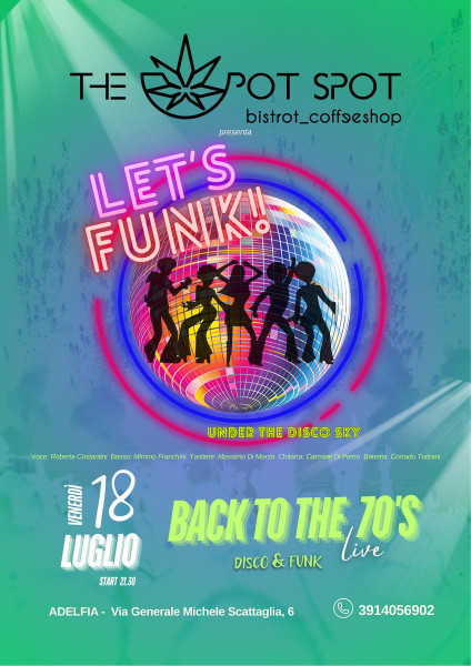 BACK TO THE 70’s_Disco&Funk_Live Music