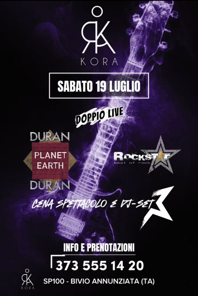 Live Rock e Duran Duran e djset