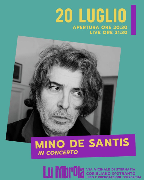Mino de Santis live concert