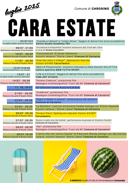 CARA ESTATE luglio 2025