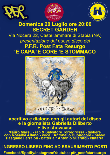 Presentazione del nuovo disco dei P.F.R. 'E capa 'e core 'e stommaco