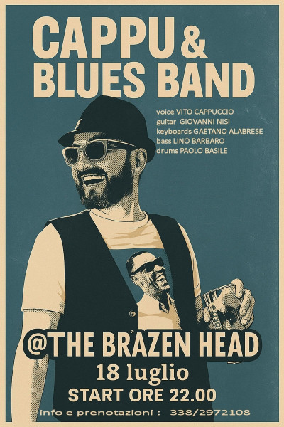 Cappu & Blues Band al Brazen Head di Fragagnano