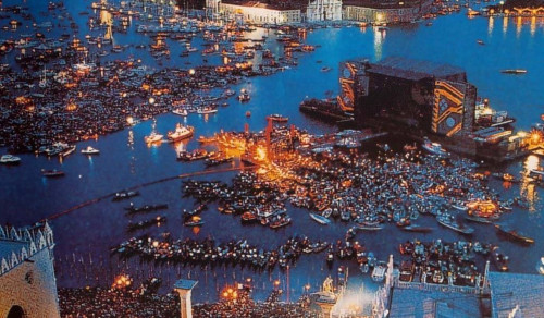 Il 15 luglio del 1989  Pink Floyd a Venezia