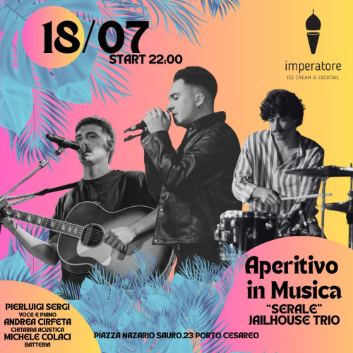 Aperitivo in Musica Serale al Bar Imperatore con il Jailhouse Trio