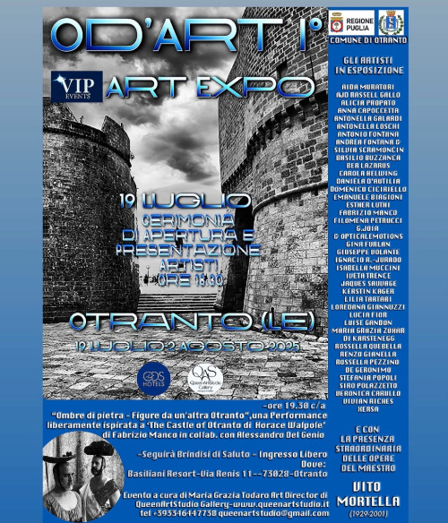 Comunicato Stampa -Invito 'OD’ART I° 2025 INTERNATIONAL ART EXPO'- Otranto(Le)