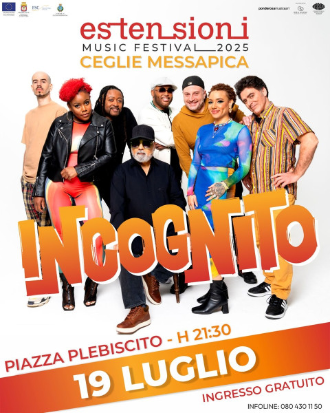 Estensioni Music Festival presenta Incognito in concerto