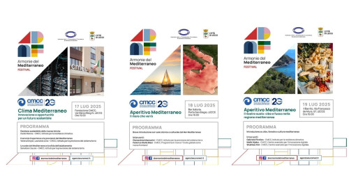 Clima Mediterraneo: cambiamenti, innovazioni e opportunità. Tre appuntamenti CMCC nell’ambito di Armonie del Mediterraneo