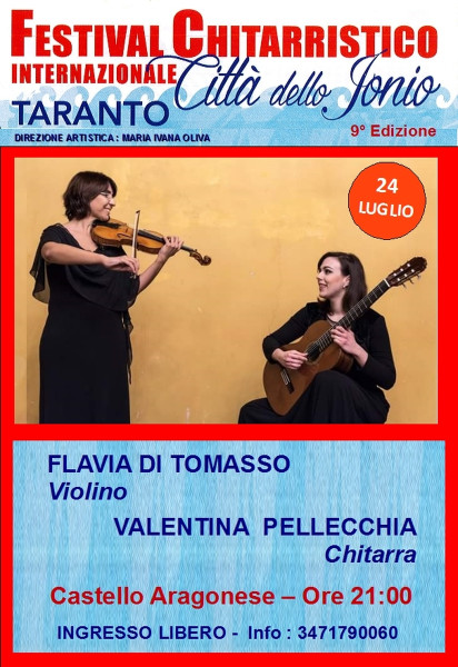 Festival Chitarristico Internazionale Città dello Jonio Duo VIOLINO E CHITARRA
