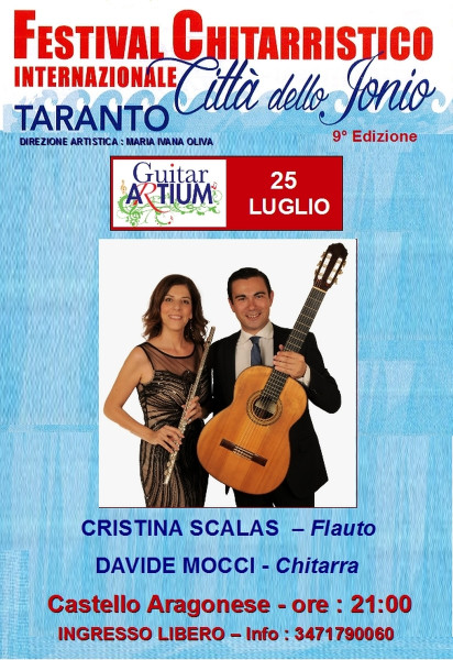 Festival Chitarristico Internazionale  Città dello Jonio Duo FLAUTO E CHITARRA