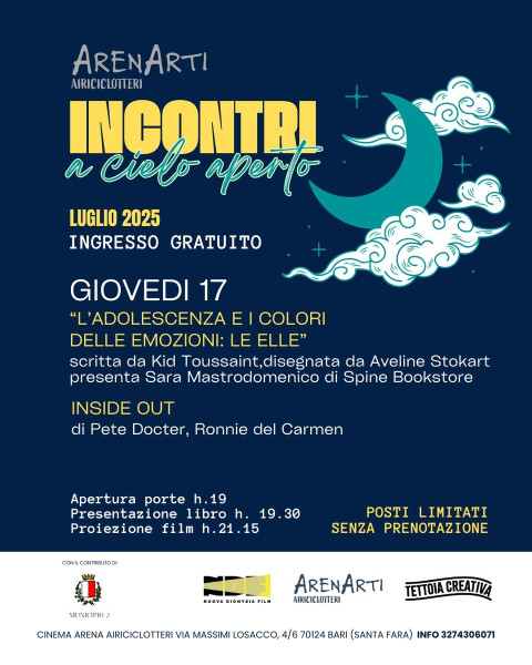 Bari – INCONTRI A CIELO APERTO EDIZIONE 2025