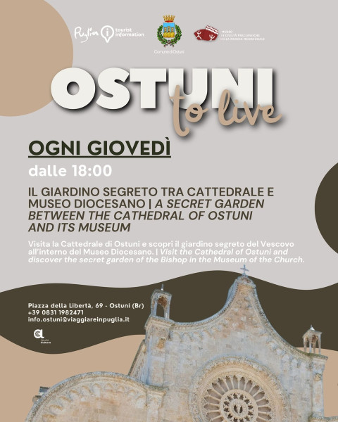 Il giardino segreto tra Cattedrale e Museo Diocesano