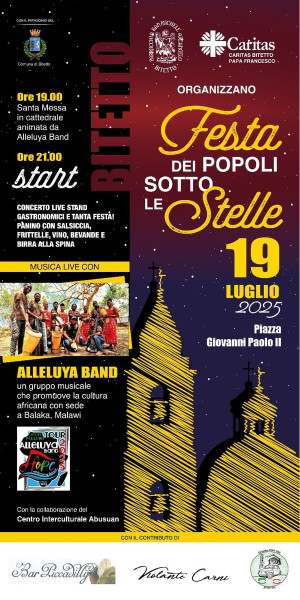 Festa dei popoli sotto le stelle