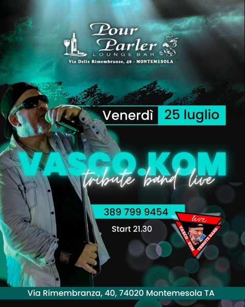 Vasco.Kom live al Pour Parler