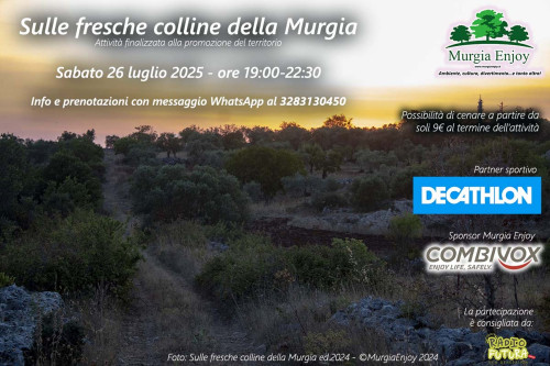 Sulle fresche colline della Murgia
