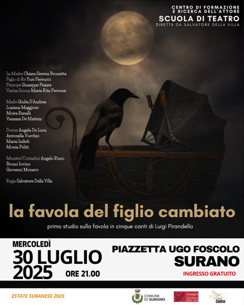 LA FAVOLA DEL FIGLIO CAMBIATO primo studio della favola in cinque canti di Luigi Pirandello