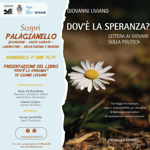 Presentazione del libro "Dov'è la speranza? Lettera ai giovani sulla politica