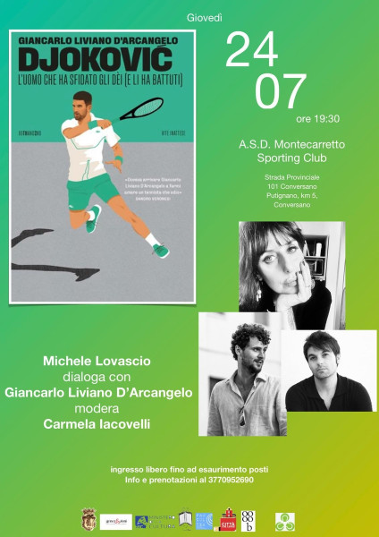Incontro con l’autore Giancarlo Liviano d’Arcangelo