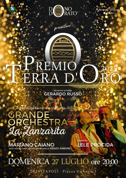 La Zanzarita Orchestra Omaggio a Renzo Arbore Premio Terra D'Oro