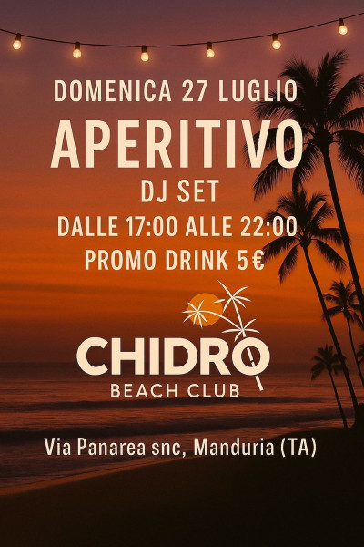 Chidro Sunset Aperitif