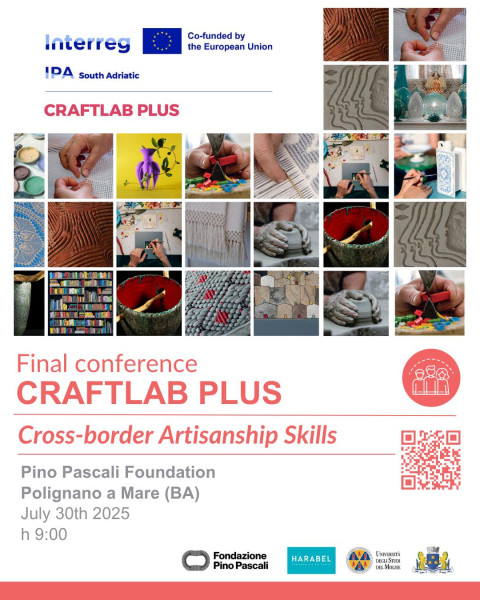Fondazione Pascali: Arte, Artigianato e Territorio, se ne Parla a Polignano a Mare Nell’ambito del Progetto Craftlab