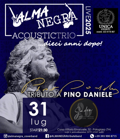 ALMANEGRA Pino Daniele Tribute Band al Bar Jaden