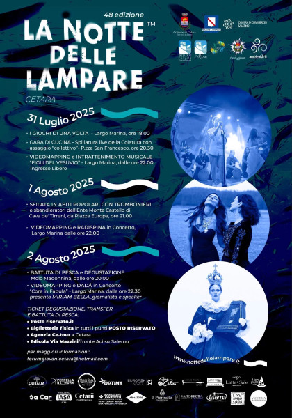 Cetara Rivive la Tradizione con "la Notte Delle Lampare" 48ma Edizione