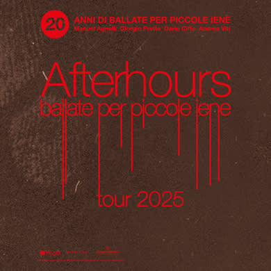 Afterhours tour 2025 / locus festival