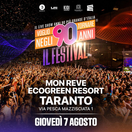 Voglio Tornare Negli Anni 90 ® Il FESTIVAL