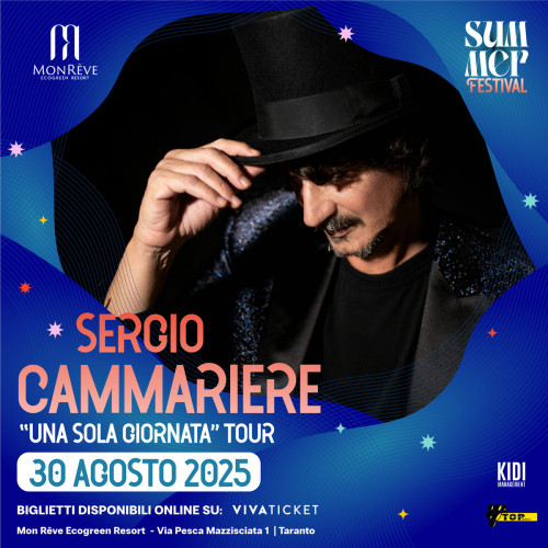 Sergio Cammariere in Una sola giornata Tour
