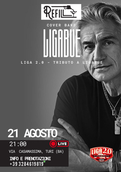 Liga 2.0 - Ligabue tribute band live at Refil Turi