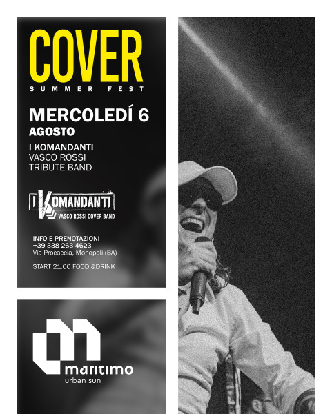 I Komandanti - Vasco Rossi cover band live at Marittimo