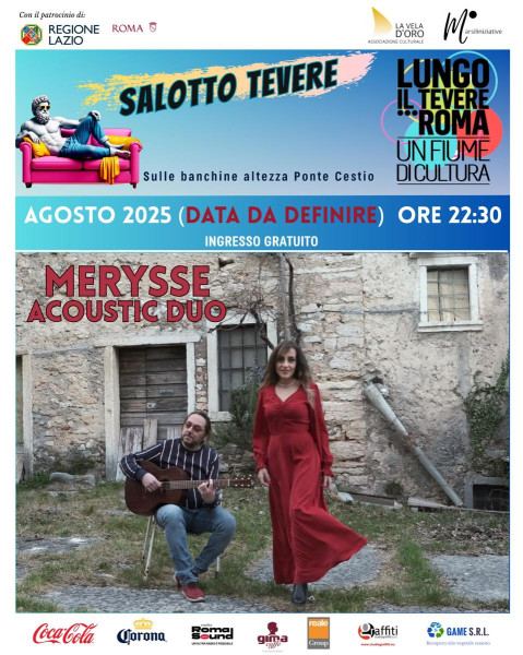 Merysse Acoustic Duo, in Concerto sotto le stelle del Tevere