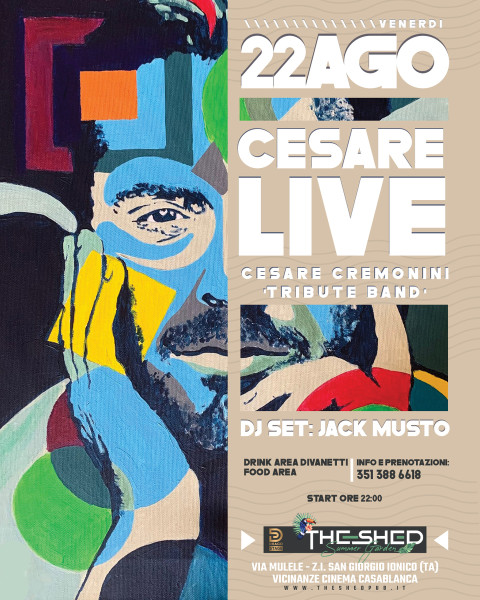 CESARE LIVE - Cesare Cremonini Tribute Band