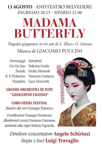 Madama Butterfly Opera lirica in tre atti di Giacomo Puccini