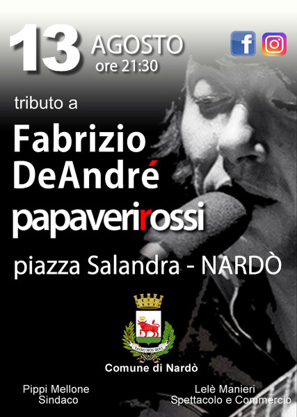 Tributo a Fabrizio De André - PAPAVERI ROSSI