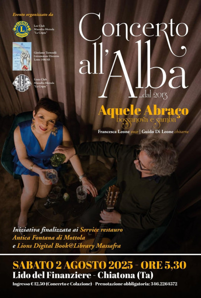AQUELE ABRAÇO - CONCERTO ALL'ALBA