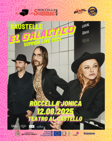 Roccella Summer Festival, il 12 agosto arriva El Galactico tour dei Baustelle