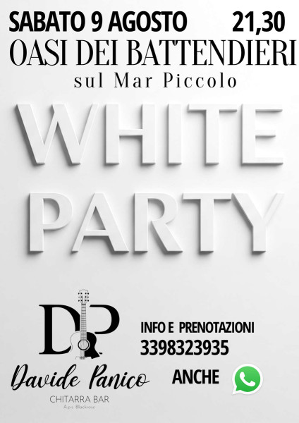 Total White Party con Davide Panico