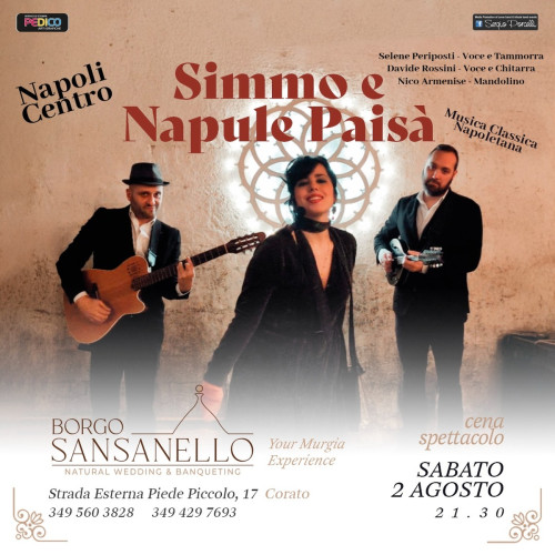 Simmo e Napule Paisà - Napoli centro band - Cena spettacolo a Corato