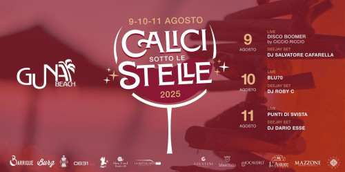 Calici sotto le stelle