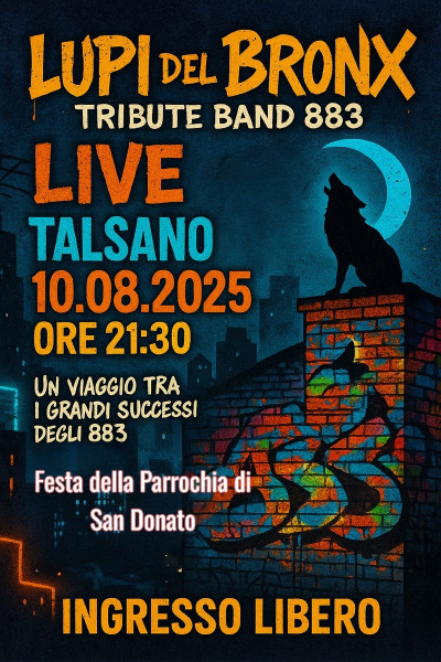 Lupi del Bronx 883 Tribute Live Show