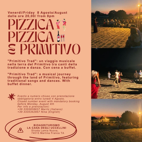 Pizzica Pizzica e Primitivo