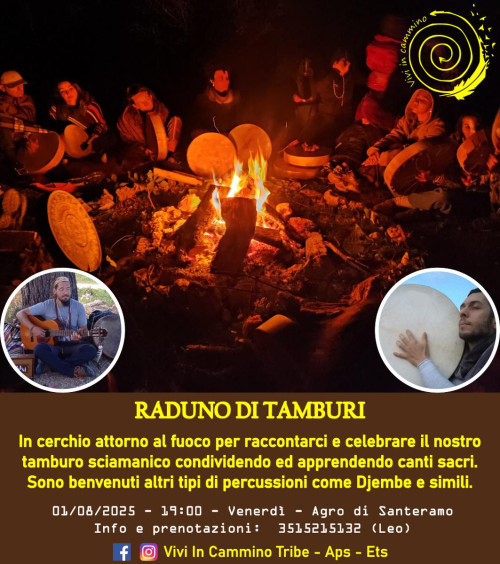 Raduno di Tamburi sciamanici e cerchio sonoro